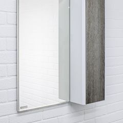 Шкаф-зеркало Uno 60 Дуб серый левый/правый Домино (DU1503HZ) в Нижнем Тагиле - nizhniy-tagil.mebel24.online | фото 9