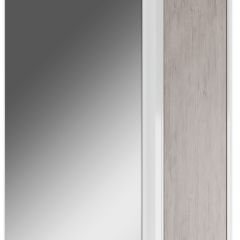 Шкаф-зеркало Uno 60 Дуб серый левый/правый Домино (DU1503HZ) в Нижнем Тагиле - nizhniy-tagil.mebel24.online | фото