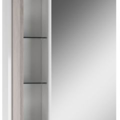 Шкаф-зеркало Uno 60 Дуб серый левый/правый Домино (DU1503HZ) в Нижнем Тагиле - nizhniy-tagil.mebel24.online | фото 3