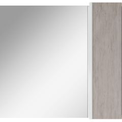 Шкаф-зеркало Uno 80 Дуб серый левый/правый Домино (DU1504HZ) в Нижнем Тагиле - nizhniy-tagil.mebel24.online | фото 5