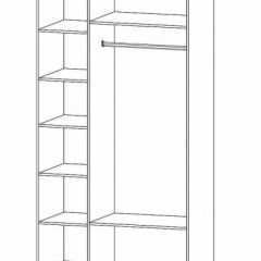 ГАММА Спальный гарнитур (модульный) дуб вотан в Нижнем Тагиле - nizhniy-tagil.mebel24.online | фото 13