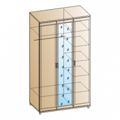 Спальня Мелисса композиция 3 (Акация Молдау) в Нижнем Тагиле - nizhniy-tagil.mebel24.online | фото 4