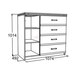 Спальный гарнитур Ольга-13 (модульный) в Нижнем Тагиле - nizhniy-tagil.mebel24.online | фото 14