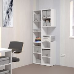 Стеллаж Элемент-2 (белый) в Нижнем Тагиле - nizhniy-tagil.mebel24.online | фото 3