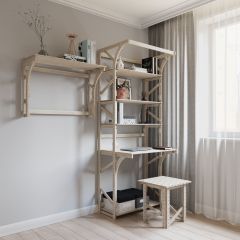 Стеллаж+стол Конструктор Арт.СRСт1-1 в Нижнем Тагиле - nizhniy-tagil.mebel24.online | фото 6