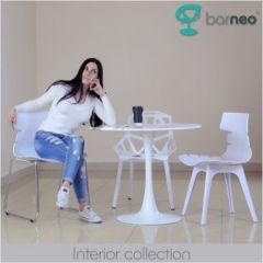 Стол Barneo T-3 Tulip style (RAL9003 белый, D80) в Нижнем Тагиле - nizhniy-tagil.mebel24.online | фото 6