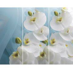 Стол Бостон-3 (Белая Орхидея) 1100/1420*700, опора Брифинг в Нижнем Тагиле - nizhniy-tagil.mebel24.online | фото 2