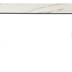 Стол BRONTE 220 KL-188 Контрастный мрамор матовый, итальянская керамика/ Шампань, ®DISAUR в Нижнем Тагиле - nizhniy-tagil.mebel24.online | фото 2