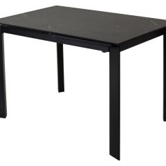 Стол CORNER 120 MATT BLACK MARBLE SOLID CERAMIC / BLACK, ®DISAUR в Нижнем Тагиле - nizhniy-tagil.mebel24.online | фото