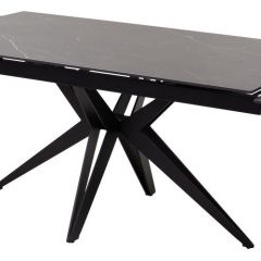 Стол FORIO 160 MATT BLACK MARBLE SOLID CERAMIC / BLACK, ®DISAUR в Нижнем Тагиле - nizhniy-tagil.mebel24.online | фото 8