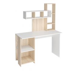 Стол компьютерный Олимп (дуб сонома/белый) в Нижнем Тагиле - nizhniy-tagil.mebel24.online | фото 3