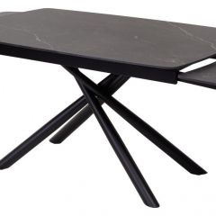 Стол RIVOLI 140 MATT BLACK MARBLE SOLID CERAMIC / BLACK, ®DISAUR в Нижнем Тагиле - nizhniy-tagil.mebel24.online | фото 6