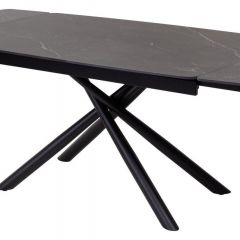 Стол RIVOLI 140 MATT BLACK MARBLE SOLID CERAMIC / BLACK, ®DISAUR в Нижнем Тагиле - nizhniy-tagil.mebel24.online | фото 7