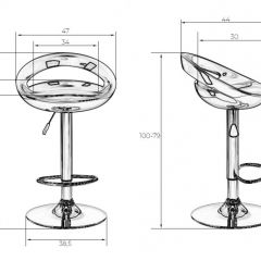 Стул барный DOBRIN DISCO LM-1010 (белый) в Нижнем Тагиле - nizhniy-tagil.mebel24.online | фото 2