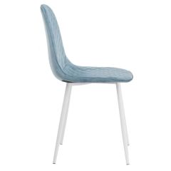 Стул на металлокаркасе на металлокаркасе Capri blue / white в Нижнем Тагиле - nizhniy-tagil.mebel24.online | фото 4