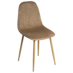 Стул на металлокаркасе на металлокаркасе Capri dark beige / wood в Нижнем Тагиле - nizhniy-tagil.mebel24.online | фото 10