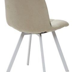 Стул CHILLI SQUARE UF860-01B бежевый, ткань/ белый каркас М-City в Нижнем Тагиле - nizhniy-tagil.mebel24.online | фото 2