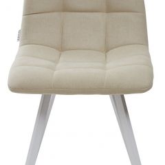 Стул CHILLI SQUARE UF860-01B бежевый, ткань/ белый каркас М-City в Нижнем Тагиле - nizhniy-tagil.mebel24.online | фото 3