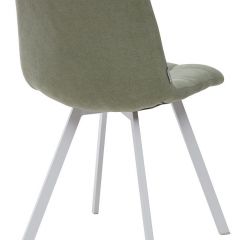 Стул CHILLI SQUARE UF860-11B мятный, ткань/ белый каркас М-City в Нижнем Тагиле - nizhniy-tagil.mebel24.online | фото 2