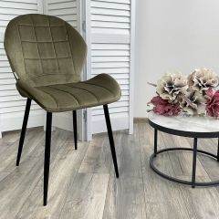 Стул FLOWER BLUVEL-77 ASH GREEN, велюр М-City в Нижнем Тагиле - nizhniy-tagil.mebel24.online | фото 6