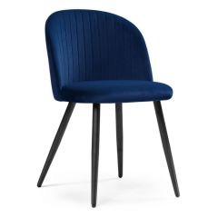 Стул на металлокаркасе Gabi 1 dark blue / black в Нижнем Тагиле - nizhniy-tagil.mebel24.online | фото 1