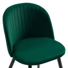 Стул на металлокаркасе Gabi 1 dark green / black в Нижнем Тагиле - nizhniy-tagil.mebel24.online | фото 5