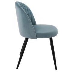 Стул на металлокаркасе Gabi 1 light blue / black в Нижнем Тагиле - nizhniy-tagil.mebel24.online | фото 4