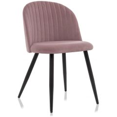 Стул на металлокаркасе Gabi 1 light purple / black в Нижнем Тагиле - nizhniy-tagil.mebel24.online | фото