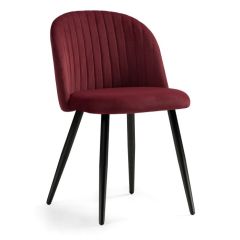 Стул на металлокаркасе Gabi 1 wine red / black в Нижнем Тагиле - nizhniy-tagil.mebel24.online | фото 1