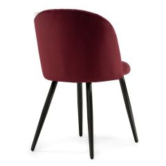 Стул на металлокаркасе Gabi 1 wine red / black в Нижнем Тагиле - nizhniy-tagil.mebel24.online | фото 3