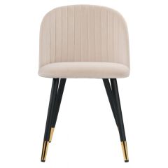 Стул на металлокаркасе Gabi beige / black / gold в Нижнем Тагиле - nizhniy-tagil.mebel24.online | фото 3