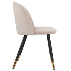 Стул на металлокаркасе Gabi beige / black / gold в Нижнем Тагиле - nizhniy-tagil.mebel24.online | фото 4