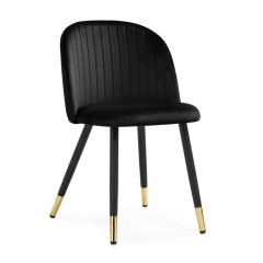 Стул на металлокаркасе Gabi black / black / gold в Нижнем Тагиле - nizhniy-tagil.mebel24.online | фото