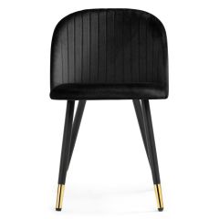 Стул на металлокаркасе Gabi black / black / gold в Нижнем Тагиле - nizhniy-tagil.mebel24.online | фото 2