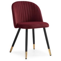 Стул на металлокаркасе Gabi wine red / black в Нижнем Тагиле - nizhniy-tagil.mebel24.online | фото