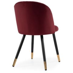 Стул на металлокаркасе Gabi wine red / black в Нижнем Тагиле - nizhniy-tagil.mebel24.online | фото 4