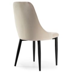 Стул на металлокаркасе Kora beige / black в Нижнем Тагиле - nizhniy-tagil.mebel24.online | фото 4