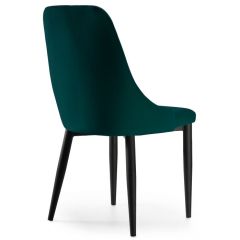 Стул на металлокаркасе Kora green / black в Нижнем Тагиле - nizhniy-tagil.mebel24.online | фото 4