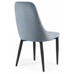 Стул на металлокаркасе Kora light blue / black в Нижнем Тагиле - nizhniy-tagil.mebel24.online | фото 4