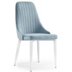 Стул на металлокаркасе Kora light blue / white в Нижнем Тагиле - nizhniy-tagil.mebel24.online | фото