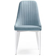 Стул на металлокаркасе Kora light blue / white в Нижнем Тагиле - nizhniy-tagil.mebel24.online | фото 2