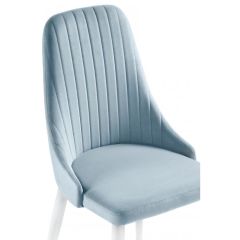 Стул на металлокаркасе Kora light blue / white в Нижнем Тагиле - nizhniy-tagil.mebel24.online | фото 5