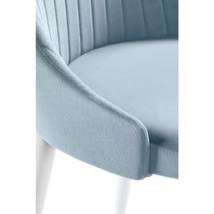 Стул на металлокаркасе Kora light blue / white в Нижнем Тагиле - nizhniy-tagil.mebel24.online | фото 6