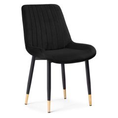 Стул на металлокаркасе Seda-1 black / gold / black в Нижнем Тагиле - nizhniy-tagil.mebel24.online | фото