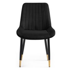 Стул на металлокаркасе Seda-1 black / gold / black в Нижнем Тагиле - nizhniy-tagil.mebel24.online | фото 2