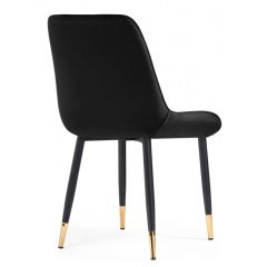 Стул на металлокаркасе Seda-1 black / gold / black в Нижнем Тагиле - nizhniy-tagil.mebel24.online | фото 5