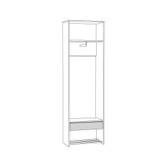 Трувор Шкаф для одежды 13.328.02 в Нижнем Тагиле - nizhniy-tagil.mebel24.online | фото 2
