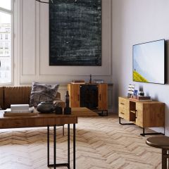 Тумба под ТВ ЛОФТ в Нижнем Тагиле - nizhniy-tagil.mebel24.online | фото 2