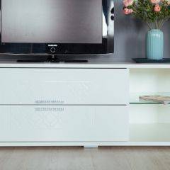 Тумба под ТВ Тиффани М03 (Белый) в Нижнем Тагиле - nizhniy-tagil.mebel24.online | фото 4
