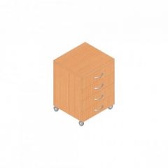 Тумба подкатная "Референт" Р.Т-4+зЦ в Нижнем Тагиле - nizhniy-tagil.mebel24.online | фото 2